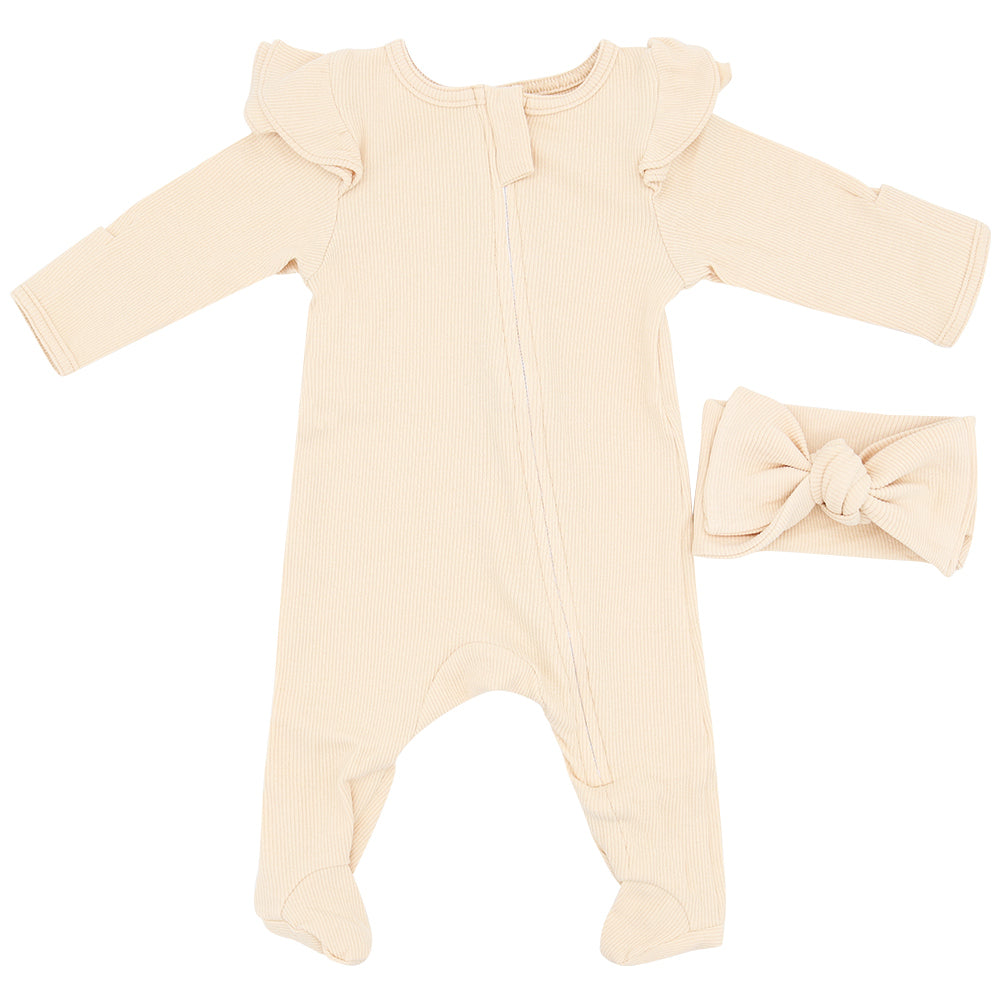 Baby Romper Ruffle Set