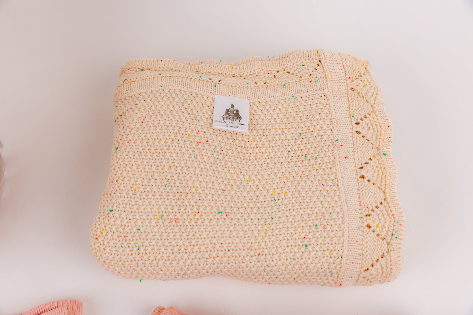 baby blanket love from mama hamper