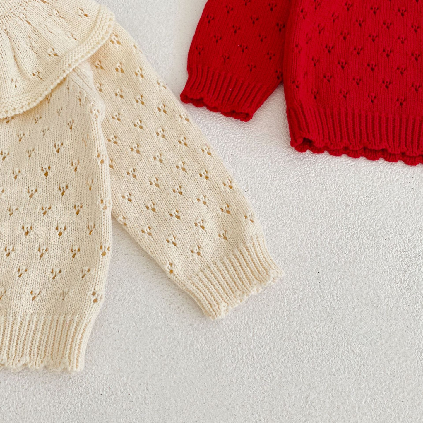 baby cardigan knit long sleeve