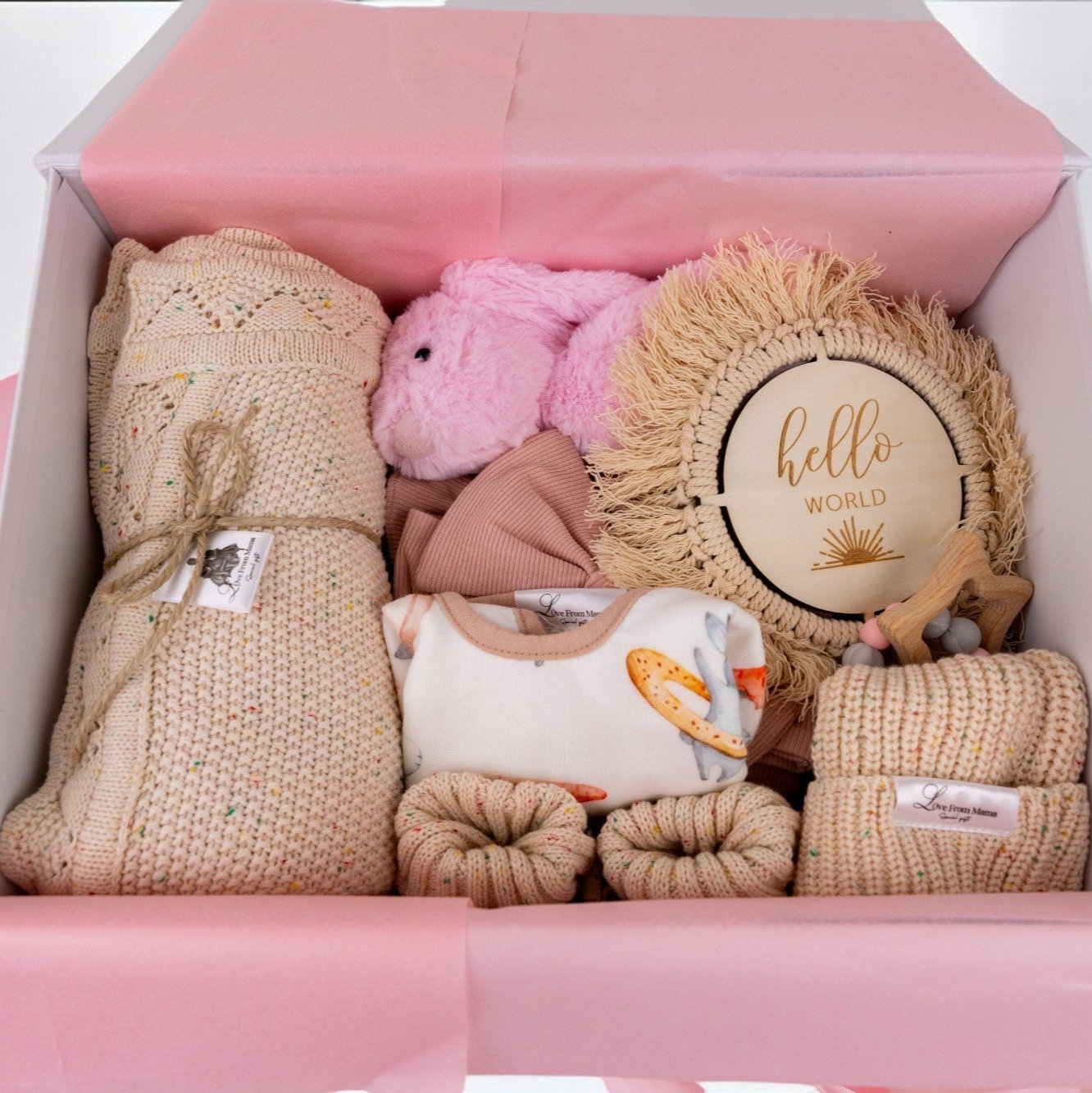 Newborn Baby Girl Gift outlet Hamper Basket