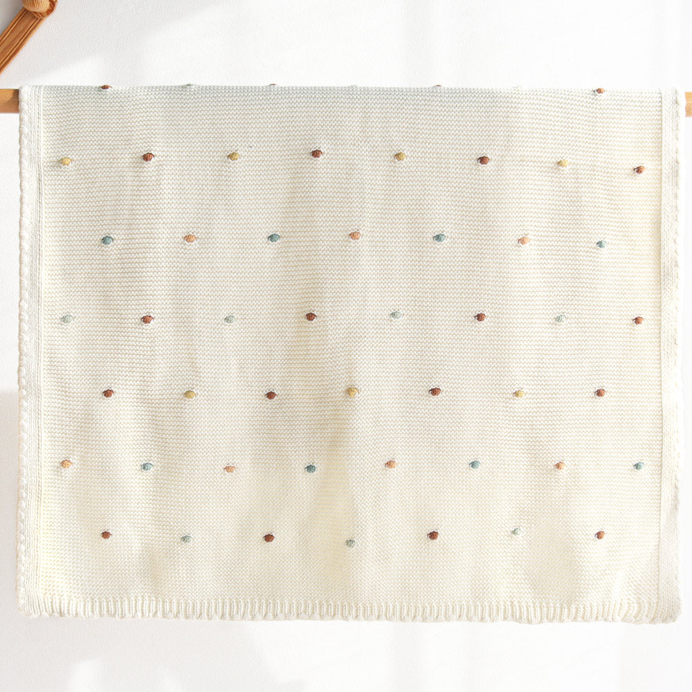 baby neutral knit blanket